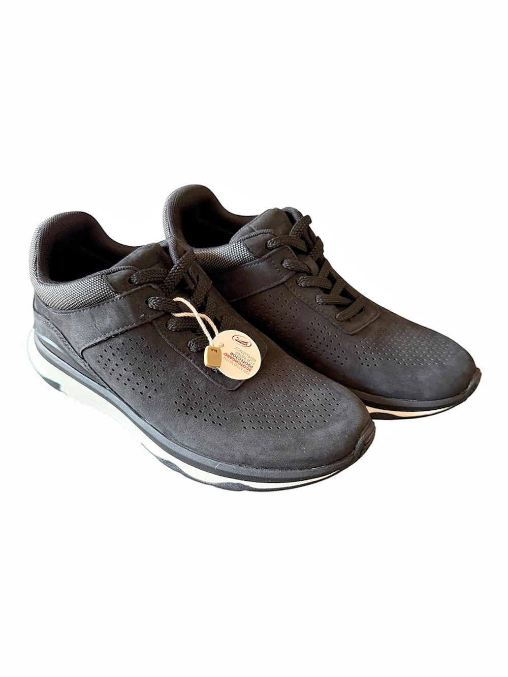 FitFlop Vitamin FFX Black Perforated Nubuck Walking Sports Sneakers Women 6 NEW